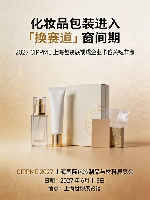 化妆品包装进入"换赛道"窗口期,2027 cippme上海包装展或成企业卡位关